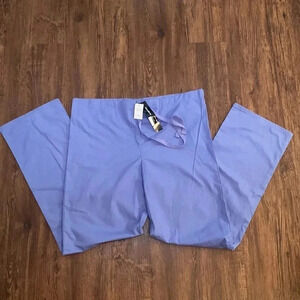 Absolute Medical Scrubs Pants Blue 1X NWT
